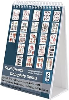 Speech Language Pathology SLP Charts Complete Series, Swallowing, Brain, Larynx, Lungs, Speech Articulation, Voice and More
