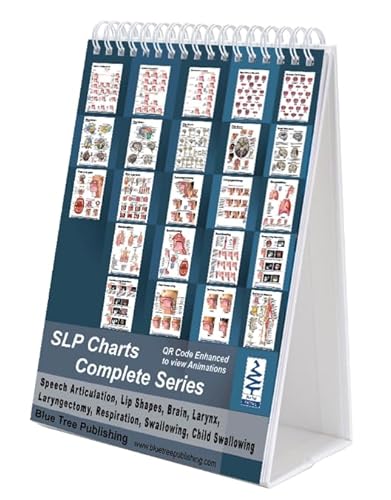 Speech Language Pathology SLP Charts Complete Series, Swallowing, Brain, Larynx, Lungs, Speech Artic