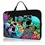 Colorful Rose Flower Skull -598
