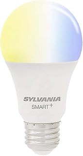 LEDVANCE Sylvania Smart+ ZigBee Adjustable White A19 LED Bulb, Works with SmartThings and Amazon Echo Plus, Hub Needed for Amazon Alexa and The Google Assistant, Soft White