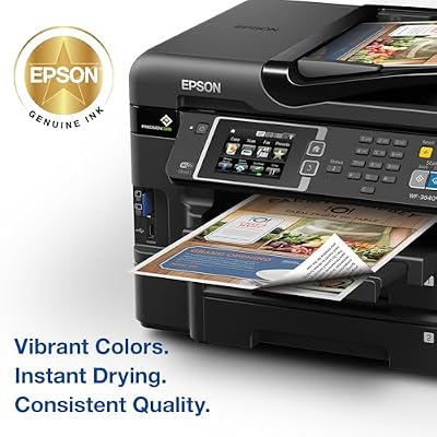 EPSON 252 DURABrite Ultra Ink Standard Capacity Cyan Cartridge (T252220-S) Works with WorkForce WF-3620, 3640, 7110, 7610, 7620, 7710, 7720, 7210
