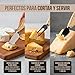 Imagen de Fumagik Juego de cuchillos de cocina para queso de acero inoxidable
