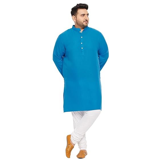 Plus Size Men's Regular Fit Kurta
