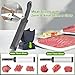 OMNIZO Fresh Meat Slicer Knife Set – 17-in-1 Stainless Steel Adjustable Meat Cleaver, 2mm & 4mm Thickness Manual Meat Cutter for Chicken, Beef & Jerky – Kitchen Knife Set for Meat Slicing, Cutting