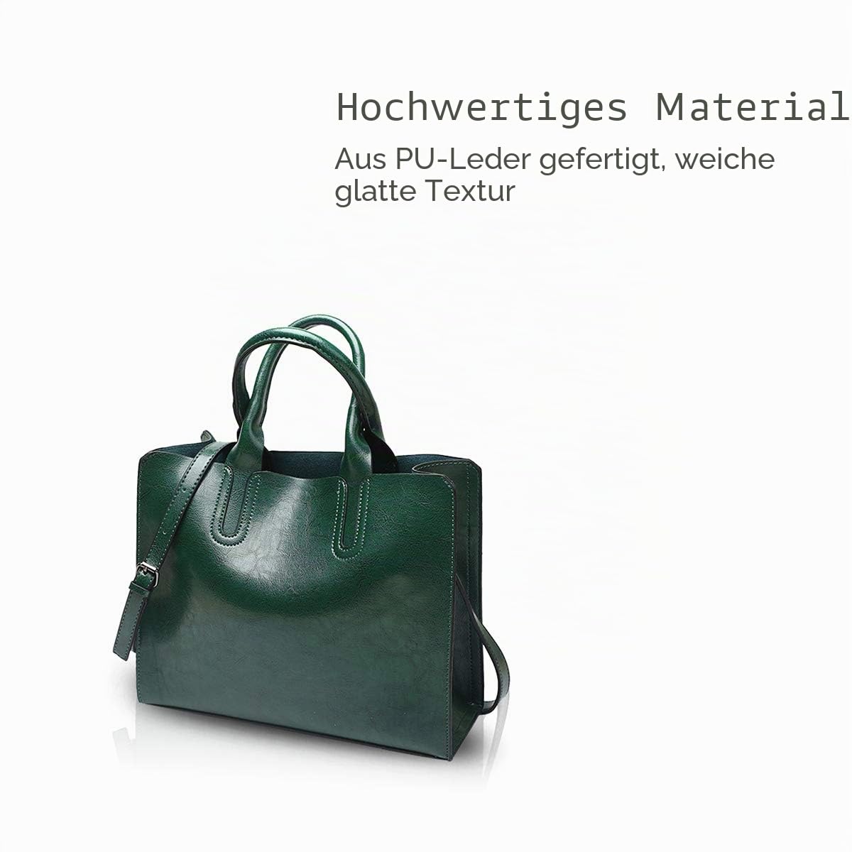 NICOLE&DORIS Mode Damen Handtaschen Umhängetasche Schultertaschen Henkeltaschen Tasche Tote Wasserdicht PU