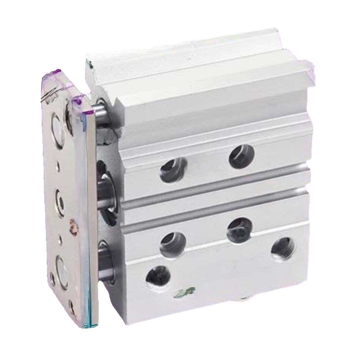 Cylindre à trois axes MGPM double effet vérin pneumatique guidé compact