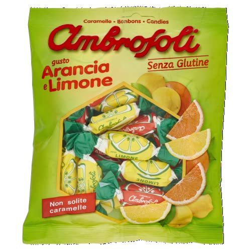 Ambrosoli Busta gr.150 Caramelle gusto Arancia e Limone