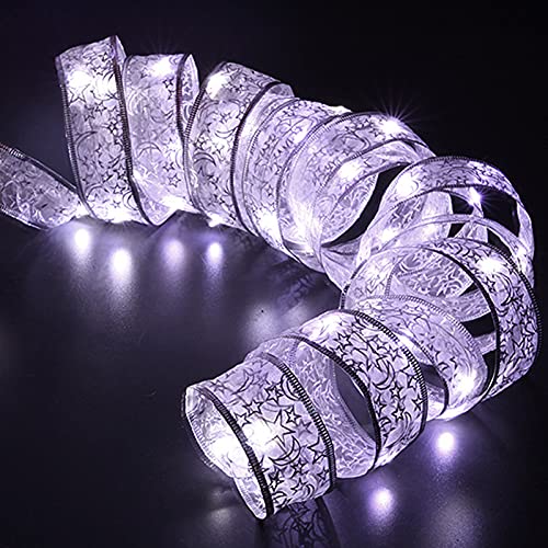 Cordão de luz de fita, cordão de luz LED de fio de cobre, fita Lattern Árvore de Natal