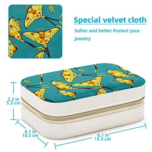 Boîte à bijoux de voyage compacte protection boucles bagues - 5