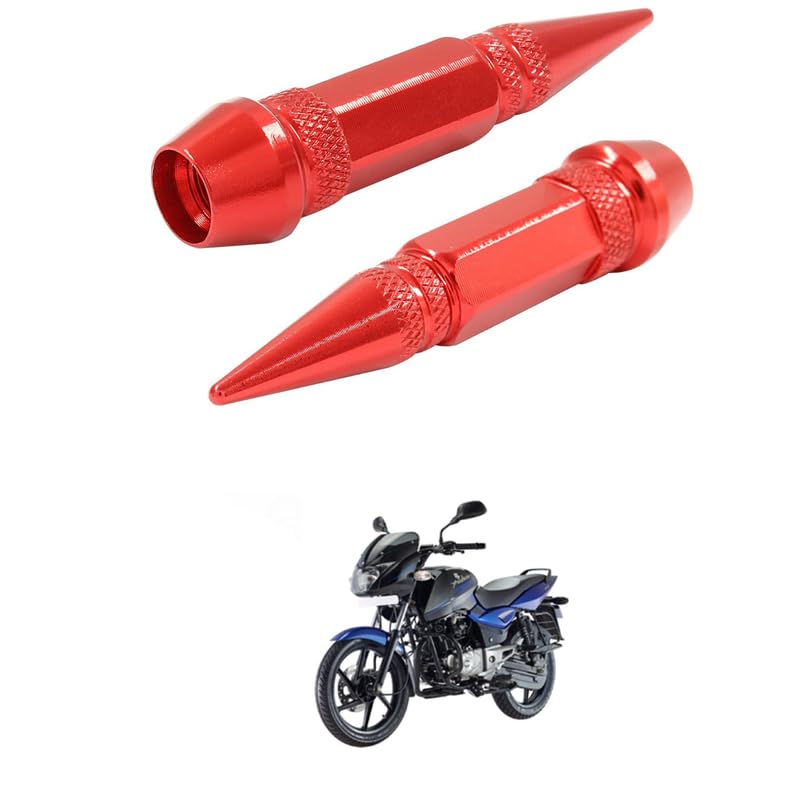 LOVMOTO Universal 2PC Spiked Aluminum Stem Valve Caps Dustproof Tire Wheel Stem Caps for Cars,SUVs,Trucks Bicycles and Motorcycles Comfortable with Pul-SAR 150 Dt-si-image-46