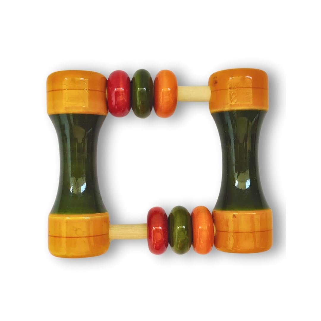 WeToyToy Wooden Loop Abacus Rattle for Baby 0-6 Months | Baby Wooden rattles for 6 to 12 Months, Baby Rattles for 0 to 6 Month for Newborns and Infants (B0CWGSTVXG) Amazon Price History, Amazon Price Tracker