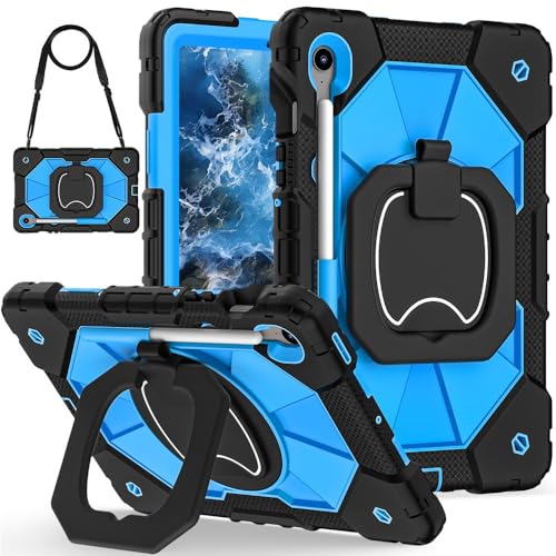 Coque Samsung Galaxy Tab S10 Lite 10.9 X400 silicone antichoc noir bleu