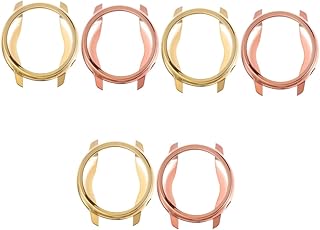 UKCOCO Capa Tpu Para Relógio Inteligente 6 Peças Protetor De Tela Protetor De Tela Capa De Relógio Tpu Capa De Relógio Inteligente À Prova De Choque Capa De Relógio Película