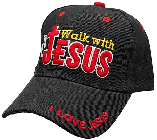 Image of Black Duck Brand Embroidered Walk with Jesus Adjustable Baseball Cap - Multiple Colors Available