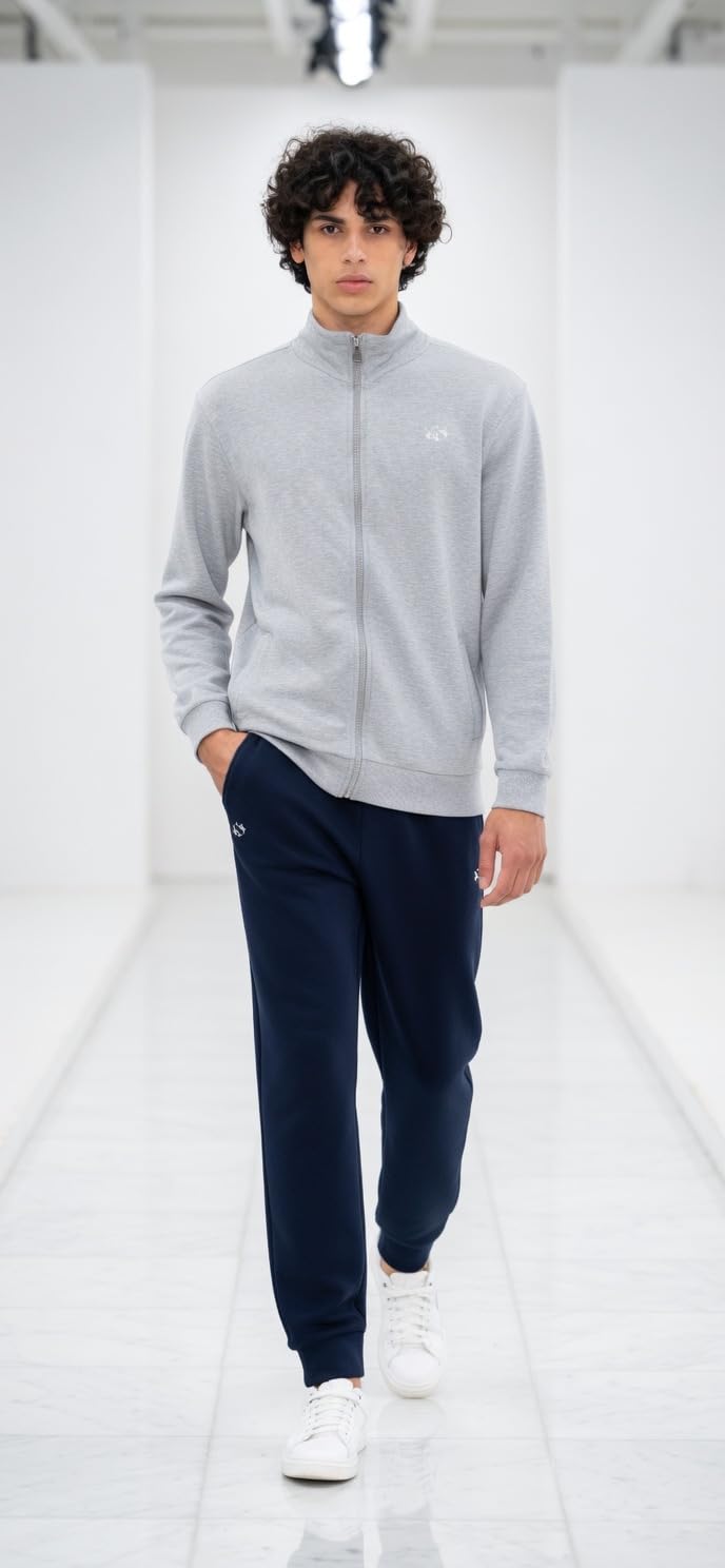 Superga Tuta Uomo Cotone Estiva - Tuta Uomo Completa in Felpa di Cotone Estiva - Sportiva - 3