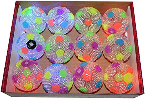 Soccer / Spiky Massage Light Up LED Flashing Rubber 3