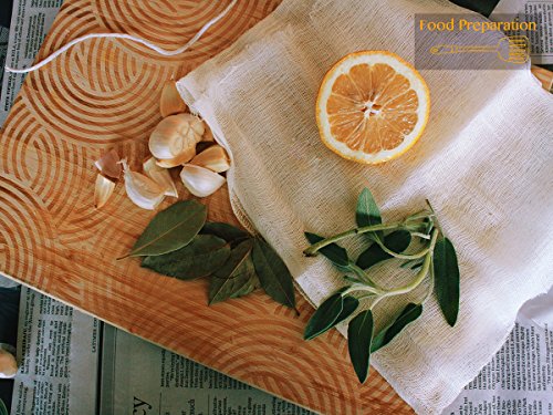 Image of Cheesecloth, Grade 90, 36 Sq Feet, Reusable, 100% Unbleached Cotton Fabric, Ultra Fine Cheese Cloth for Cooking - Nut Milk Bag, Strainer, Filter (Grade 90-4Yards) (Pack of 2)