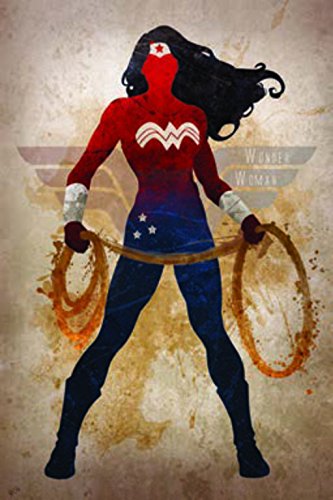 Iron Gut Publishing Wonder Woman - Póster de la Liga de la Justicia