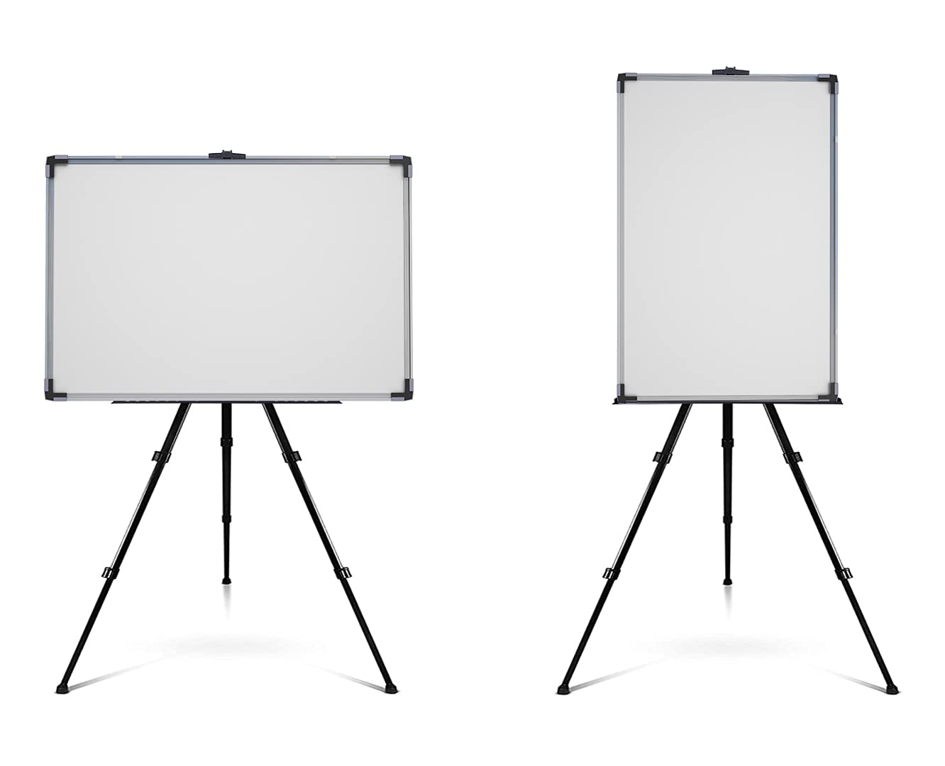 Nechams® Non-Magnetic White Board Economy Series (1.5 Feet x 2 Feet/45cmx60cm) Combo Pack with Easel Stand (5 ft)-image-46