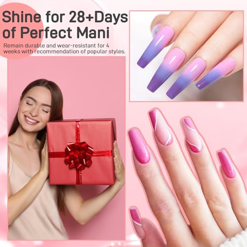Kit de Esmaltes en Gel con Luz UV, 66 Colores miniatura 7