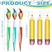 6 Pcs Inflatable Giant Pencils Paint Brush Decoration Set Blow Up Pencils Paint Brush Balloons Colorful Hanging Inflatable Decor Inflatable Pool Pencil Float for School Birthday Party Photo Prop