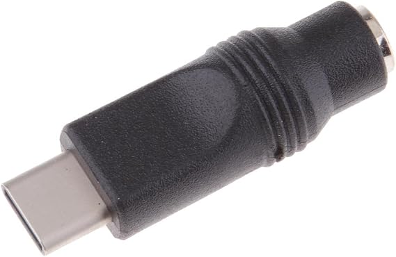 3x DC Power Adapter USB Male to 5.5x2.1mm Female Compact Converter for Charging Electronic Devices Suitable for Laptop Computer Home