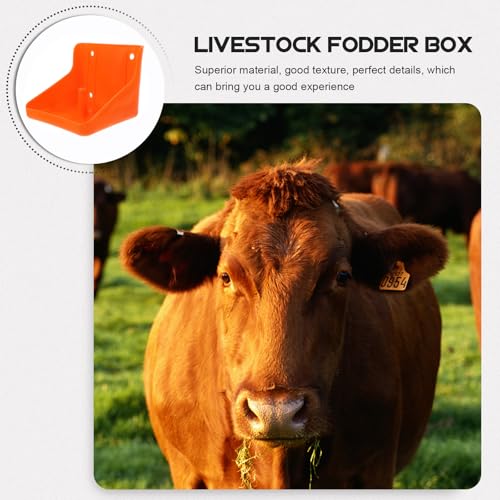 Support à blocs de sel pour moutons râtelier robuste bétail extérieur lot de 2