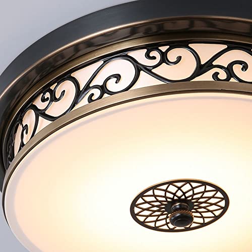 Plafonnier retro LED 18W compact pour éclairer un plafond bas - 2