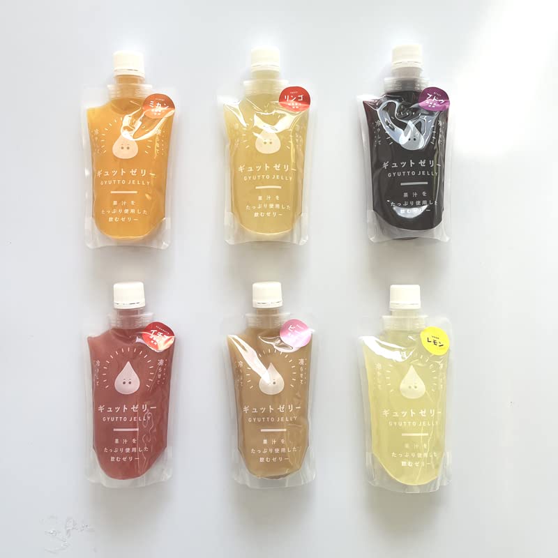 Amazon.co.jp: 飲むゼリーGYUTTOJELLY 6個詰め合わせセット