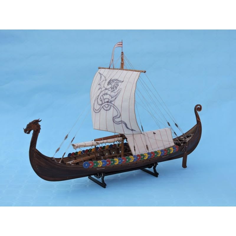 Mantua Dreki Viking Dragon Longship - Large 1:40 Scale Wood Model Ship Kit