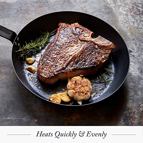 Image of Merten & Storck 8 inch Pre-Seasoned Carbon Steel Frying Pan Skillet
