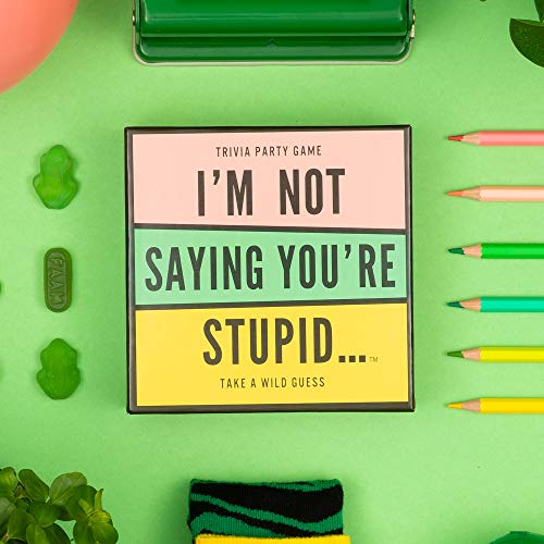 Hygge Games I'm Not Saying You're Stupid Trivia Party Game, 5.7 X 5.7 X 1.8" #TOP4