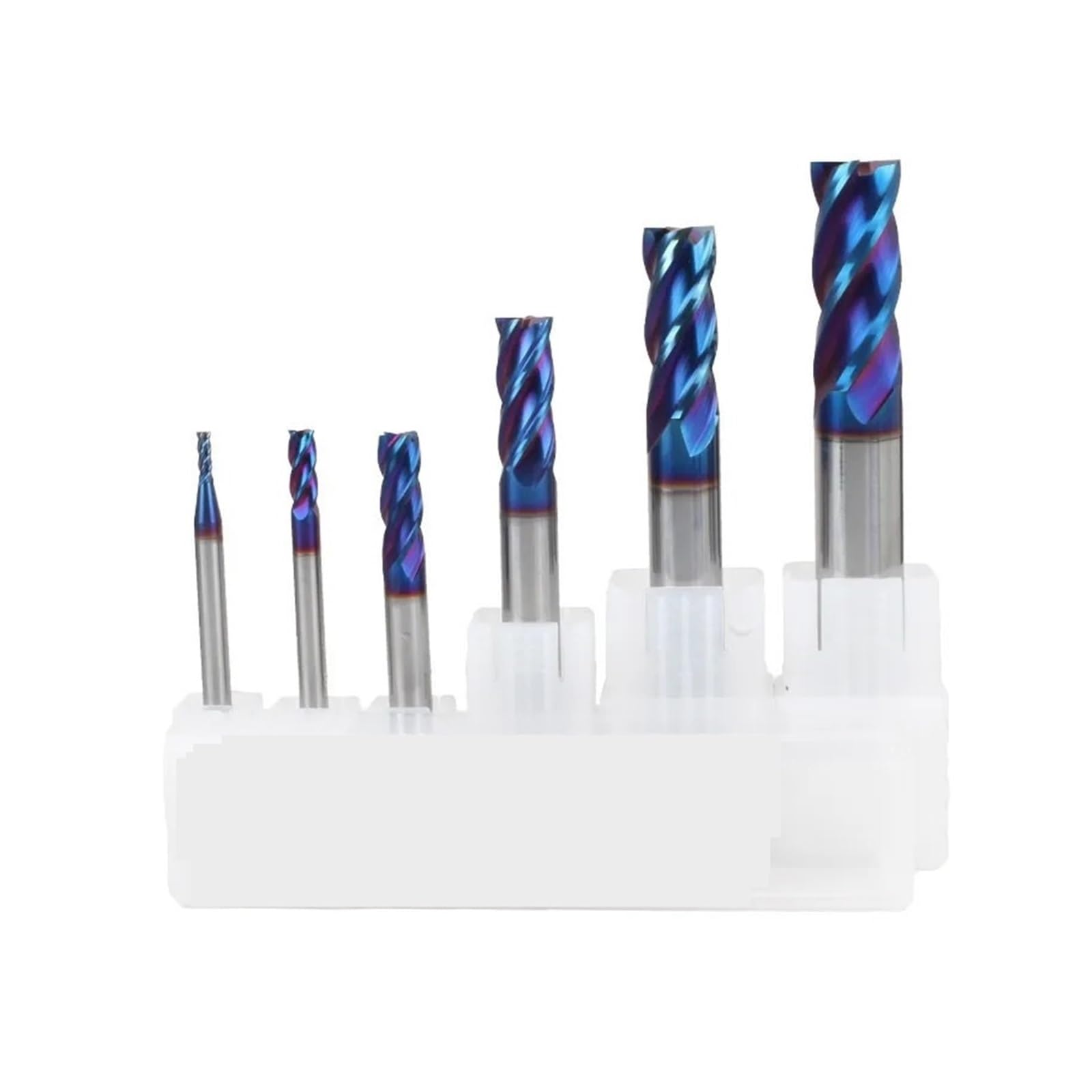 Fresadora HRC70 4F, herramienta de acero tungsteno con revestimiento aleación, fresa extremo mecanizado Cnc, Kit máquinas herramientas Azzkor, 1 Uds(12x45Cx12Dx100L)