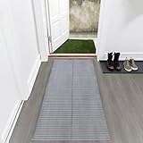 Silk Road Concepts SR-HCP101-26X6 Clear Runner Rug Carpet Protector, 2'2