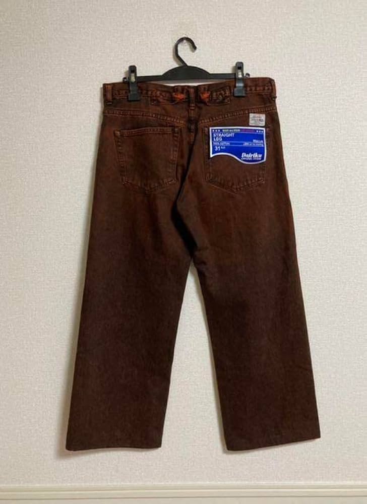 和風 ダイリク DAIRIKU 20SS デニム サンセットオレンジ スタプレ