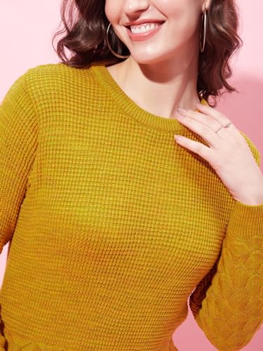 Image of Modeve Women Round Neck Casual Sweater for Winter||Winterwear||
