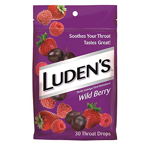 Ludens Throat Drops, Wild Berry, 30 Count
