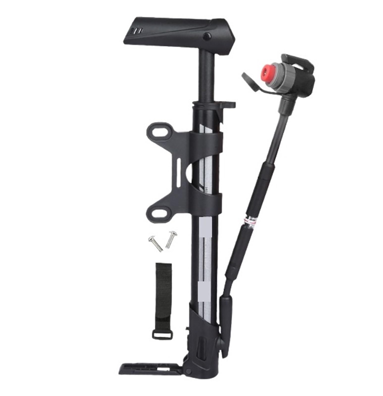Pompa da pavimento for bicicletta Valvola di gonfiaggio for pneumatici portatile ad alta pressione for bici strada MTB Accessorio for ciclismo per pneumatici per biciclette, palloni e gonfiabil