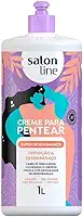 Salon Line, Creme de Pentear, Super Desembaraço, Vegano - Para Cabelos Cacheados, Crespos e em Transição, 1 L