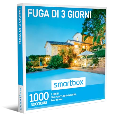 Smartbox - Fuga di 3 Giorni - Cofanetto Regalo Coppia, Un...