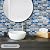 DEWOO Peel and Stick Backsplash 3D Self Adhesive Wall Tile Blue 10 Sheet