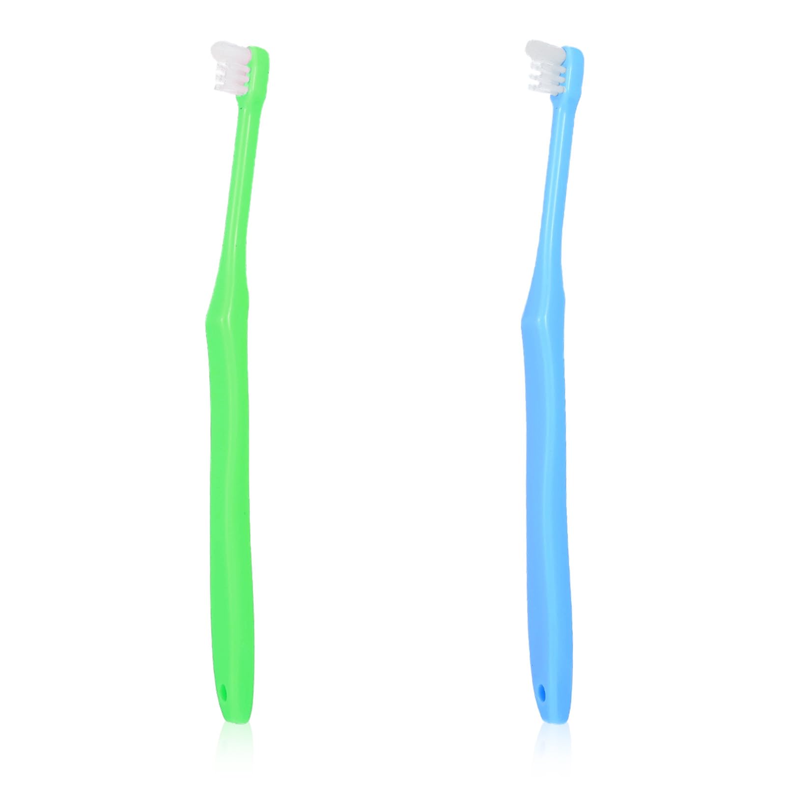 2Pcs Tuft Brush for Teeth Small Head Wisdom Tooth Brush for Adult End Tuft Toothbrush for Periodontal Interdental