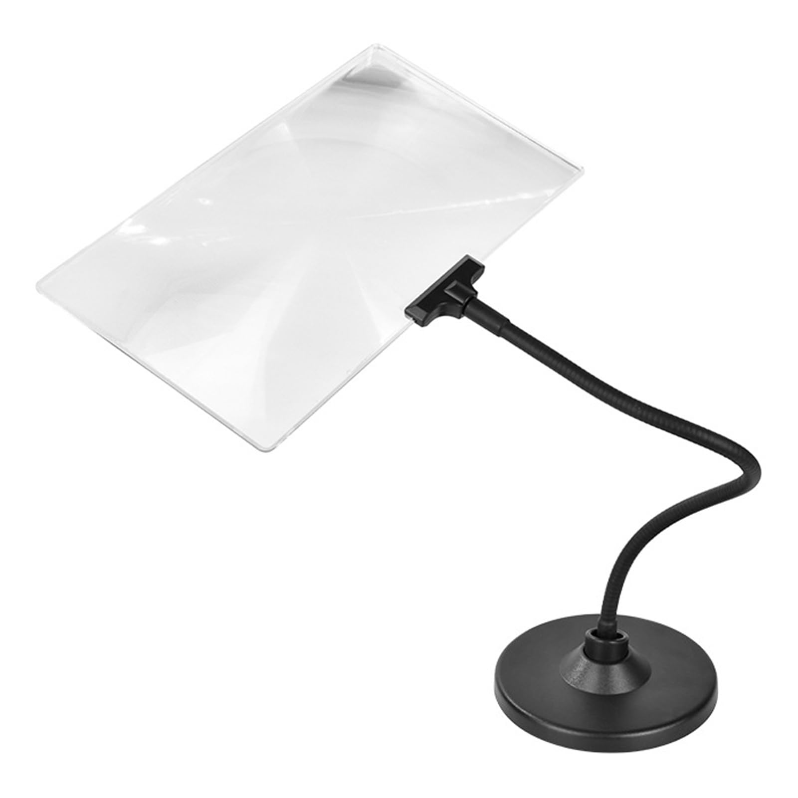Magnify Glass Sheet Large Page Magnifier for Reading with Stand Flexible Magnify for Elderly Seniors Reading Prints Desktop Magnifier