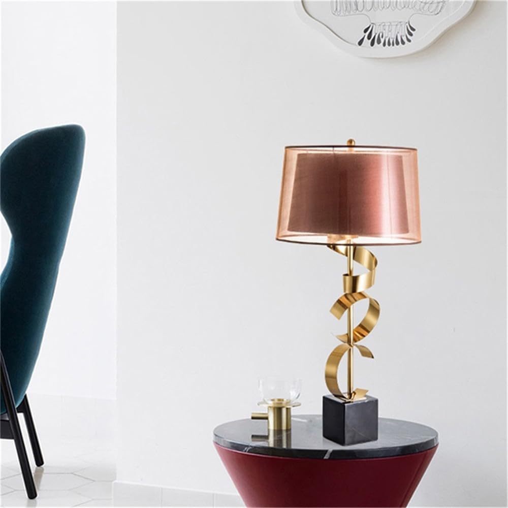 Nordic Modern Table Lamp Fashion Creativity Living Room Bedroom Study Villa Hotel Home LED Furnishing Decorative Lights (Style 55) (Style 50)