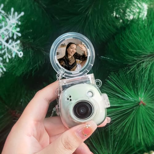 Funda transparente rígida para Instax Mini PAL con espejo miniatura 6