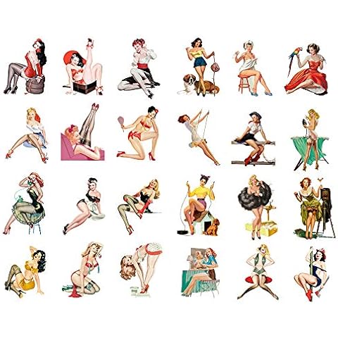 Seasonstorm Vintage Sexy Girls Kawaii Aesthetic Pastel Art Agenda Journal Planner Stationery Stickers Cover