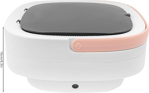 Miniatura 7 de Mini lavadora portátil de 12 L, lavadora plegable y secadora giratoria con cesta de drenaje, lavadora eléctrica plegable para apartamentos, camping,