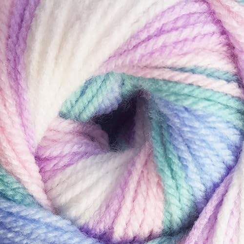 Wendy Wools Giggles Rainbow Double Knitting 100g Ball Multicoloured (WG08)