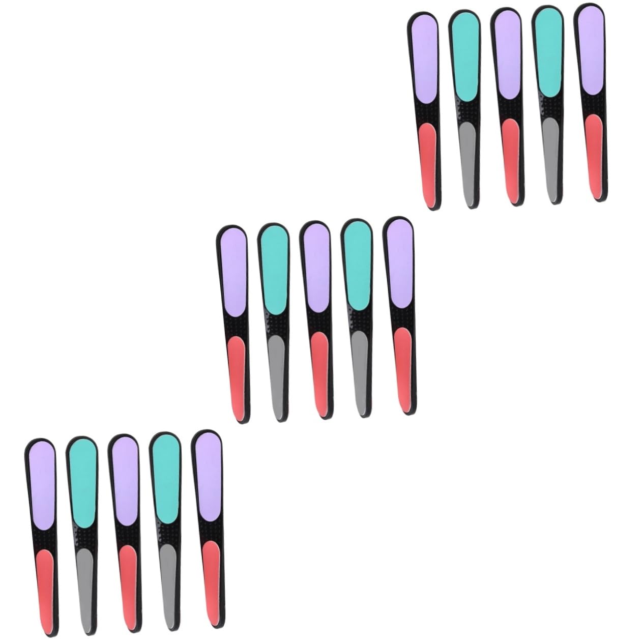 Healvian 30pezzi Limette Per Unghie Lati Per Manicure Art Strumenti Pratici e Creativi Per Unghie Naturali e Sintetiche Sicure e Facili Da Usare