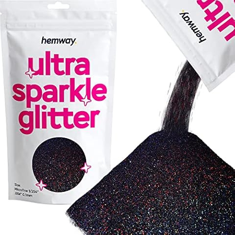 Hemway MICROFINE- Premium-Multi Purpose Glitter 1/256" .004" 0,1mm 100 Mikron Staub/Pulver 100g Einzigartige Farben Cover